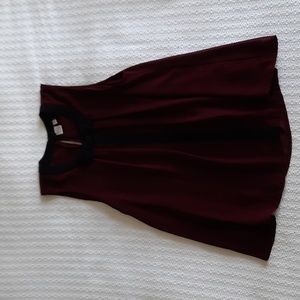Wine Color Blouse